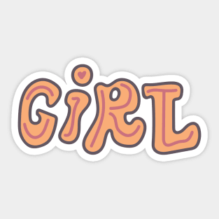 Girls Have the Power to Change the World Sticker